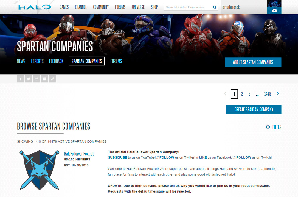 Halo: Spartan Companies