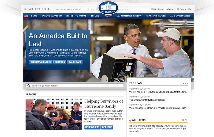 Сайт Президента США на CMS Drupal
